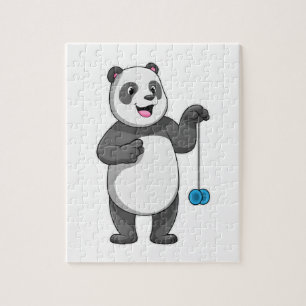 Puzzle Panda con Yo-yo