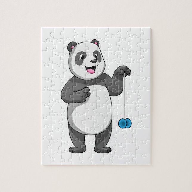 Puzzle Panda con Yo-yo (Vertical)