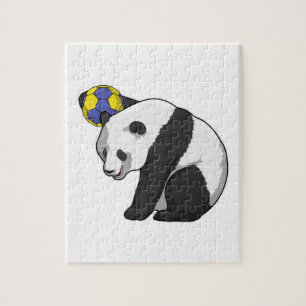 Puzzle Panda en deportes de balonmano