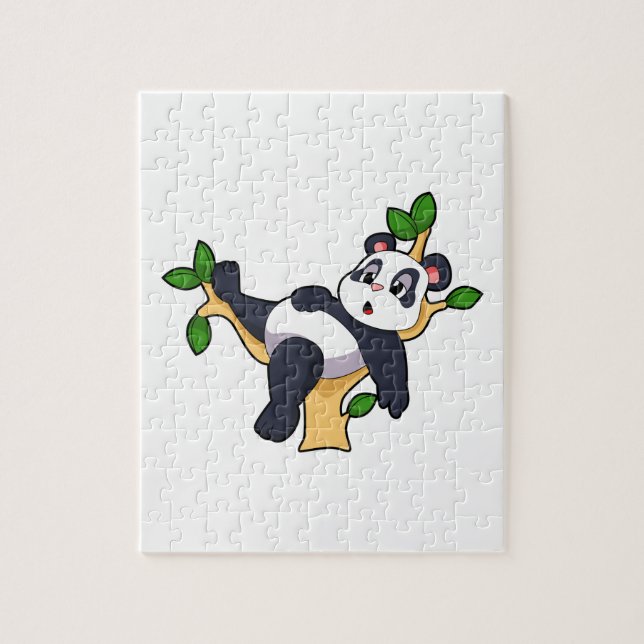 Puzzle Panda en el árbol (Vertical)