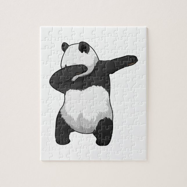 Puzzle Panda en Hip Hop Dance Dab (Vertical)