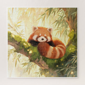Puzzle Panda rojo