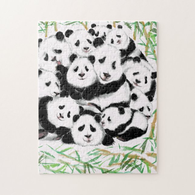 Puzzle Pandas - Pandemia - Big Hug - Colección de dibujos (Vertical)