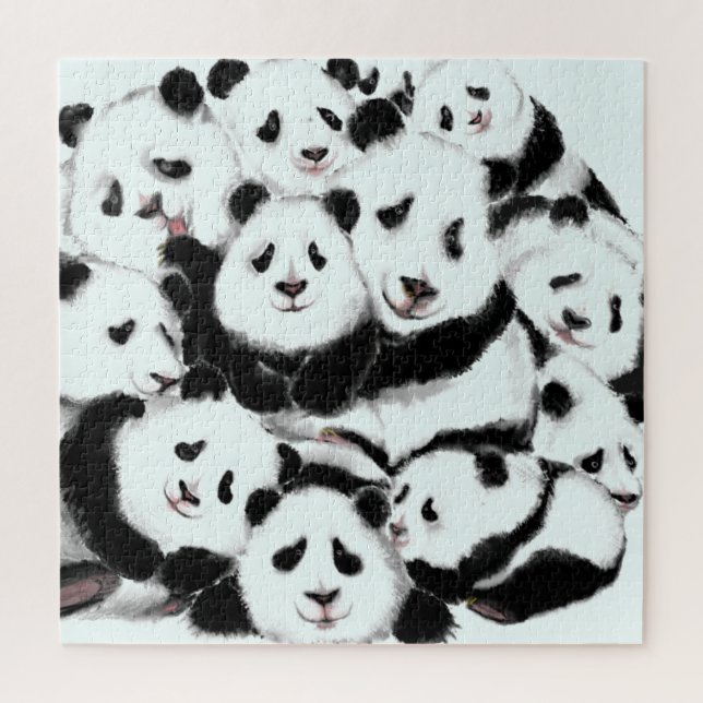 Puzzle Pandas - Pandemia - Grandes abrazos - Colección de (Vertical)