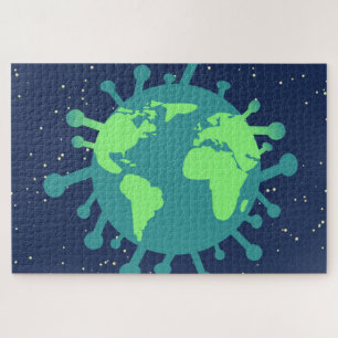 Puzzle Pandemia global (partícula viral) (infección viral
