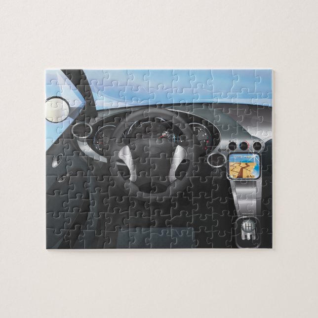 Puzzle Panel del coche deportivo (Horizontal)
