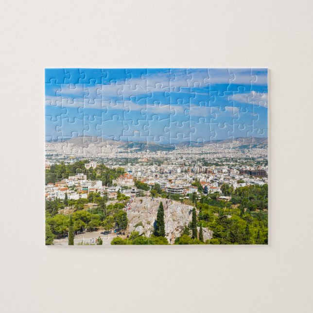 Puzzle Panorama de Atenas, Grecia (Horizontal)