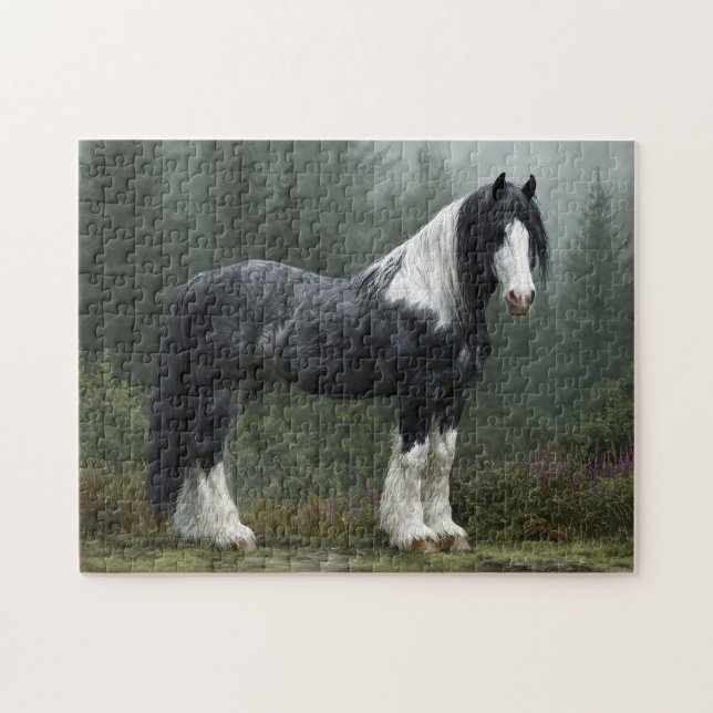 Puzzle Panorama de Caballo Borrador (Horizontal)