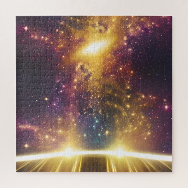Puzzle Panorama de dimensión de la galaxia de velocidad d (Vertical)