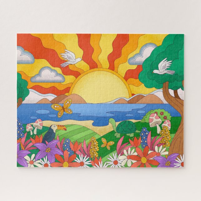 Puzzle Panorama de Guay retro (Horizontal)