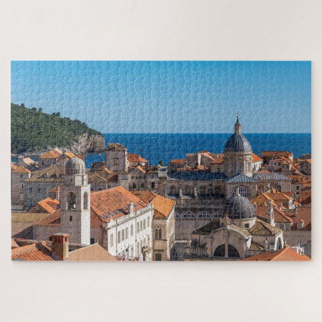 Puzzle Panorama de la ciudad de Dubrovnik - Croacia (Horizontal)