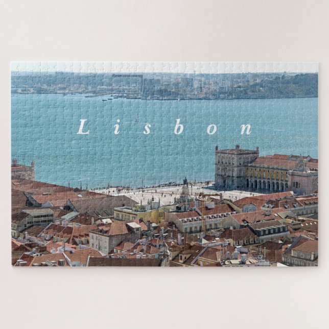 Puzzle Panorama de Lisboa. (Horizontal)