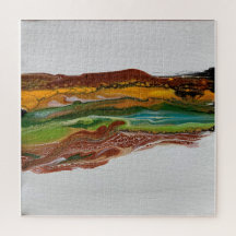 Panorama de montaña abstracto