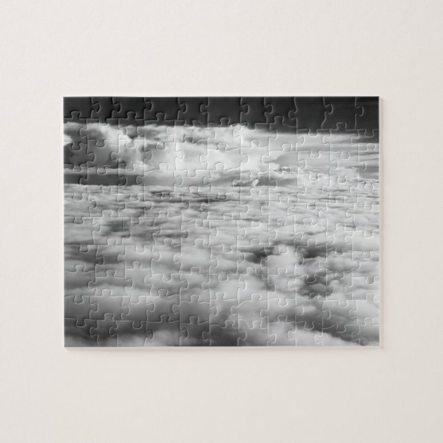 Puzzle Panorama de nubes inquietante al amanecer. 2 (Horizontal)