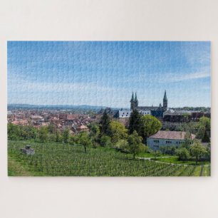 Puzzle Panorama del casco antiguo de Bamberg, Alemania