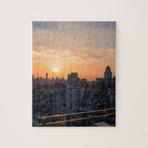 Puzzle Panorama del cielo de Bangkok