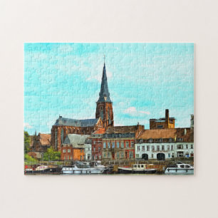 Puzzle Panorama elegante de Maastricht