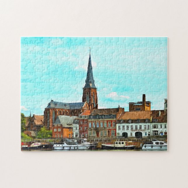 Puzzle Panorama elegante de Maastricht (Horizontal)