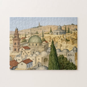 Puzzle Panorama Vintage de Jerusalén