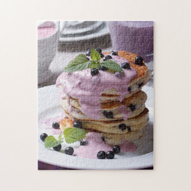 Puzzle Panqueques de Blueberry (Vertical)