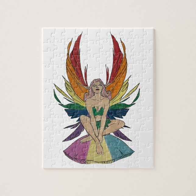 Puzzle Pansexual Faerie (Vertical)