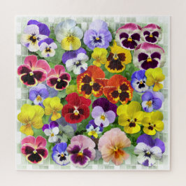 Puzzle Pansies de bonito