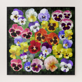 Puzzle Pansies de bonito