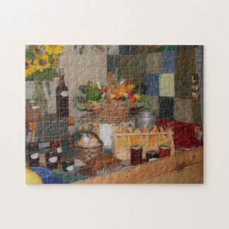 Puzzle Pantalla de cosecha de caída justa del país