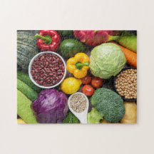 Pantalla de frutas y verduras