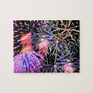 Puzzle Pantalla de fuegos artificiales