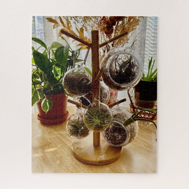 Puzzle Pantalla de tabletas florales iluminadas con sol (Vertical)