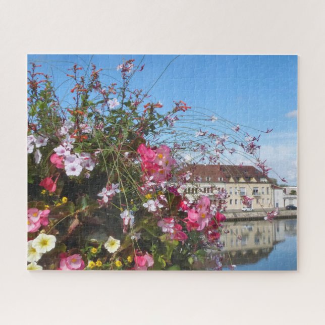 Puzzle Pantalla floral Pont de Gray FR (Horizontal)