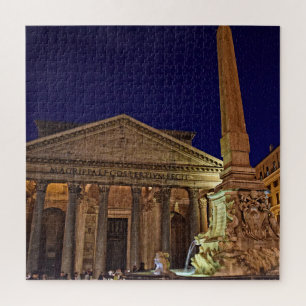 Puzzle Panteón de noche - Roma, Italia - 20x20 - 676 pcs