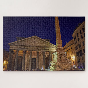 Puzzle Panteón de noche - Roma, Italia - 20x30 - 1014 pc