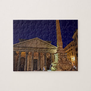 Puzzle Panteón de noche - Roma, Italia - 8x10 - 110 pcs