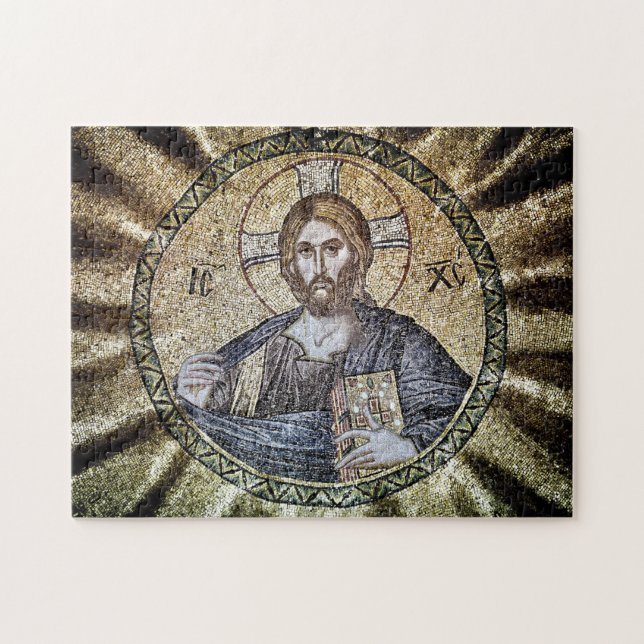 Puzzle Pantocrador de Jesucristo Señor de todos los icono (Horizontal)