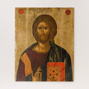 Puzzle Pantocrator de Cristo por icono bizantino