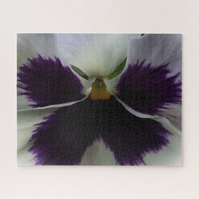 Puzzle Pañuelo morado y blanco (Horizontal)