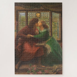 Puzzle Paolo y Francesca da Rimini (de Rossetti)