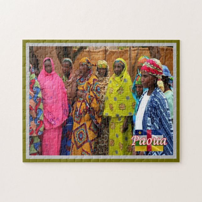 Puzzle Paoua - Les femmes - (Horizontal)