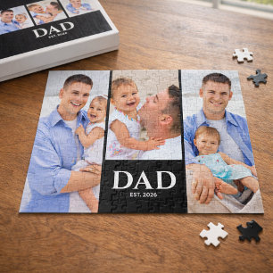 Puzzle Papá Estableció Moderno Negro 3 Foto