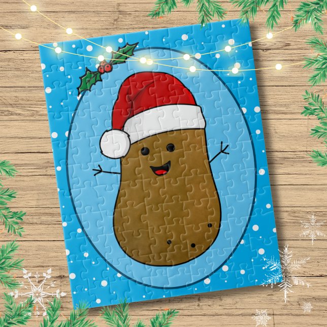 Puzzle Papa feliz Navidad (Happy Christmas Potato Puzzle)