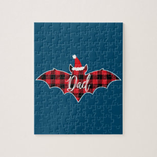 Puzzle Papá Navidades del Bat Papa Pajama Red Plaid Buffa