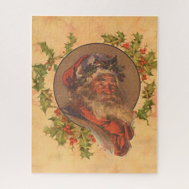 Puzzle Papá Noel Antiguo Victoriano Leyendecker (Vertical)