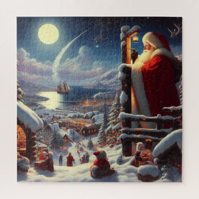 Puzzle Papá Noel de Navidad 5 (Vertical)