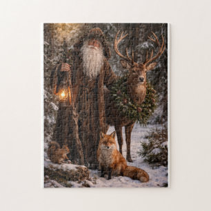 Puzzle Papá Noel del bosque