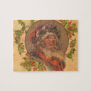 Puzzle Papá Noel Leyendecker Antiguo Victoriano