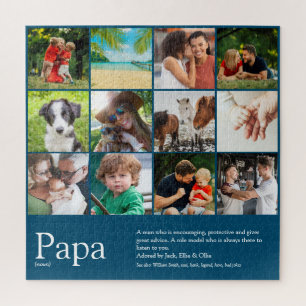Puzzle Papá, Papá, Papito, Definición de Padre 12 Foto Az