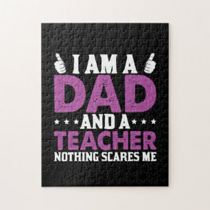 Puzzle Papá Regalos Soy Papá Y Profesor