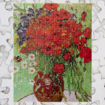 Puzzle Papas rojas y maricones de Vincent van Gogh<br><div class="desc">Still Life: Red Poppies and Daisies de Vincent van Gogh es un bello post impresionismo vintage de la vida floral pintura. Un bonito ramo de flores rojas de amapola y flores blancas de margarita frescas del jardín en un florero decorativo. Sobre el artista: Vincent Willem van Gogh (1853-1890) fue uno...</div>